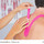 Woman, Part Of, 30s, Mid Adult, Man, Male, Caucasian, Indoors, Close-up, Practitioner, Medical, Specialist, Healthcare, Health Service, Medical Office, Office, Clinic, Hospital, Examination Room, Health, Physiotherapist, Physiotherapy, Consultation, Patient, Applying, Kinesio Tape, Pink, Shoulders, Support, Back, Spine, Muscle, Part Of
